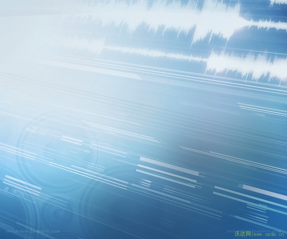 blue audio waveform background