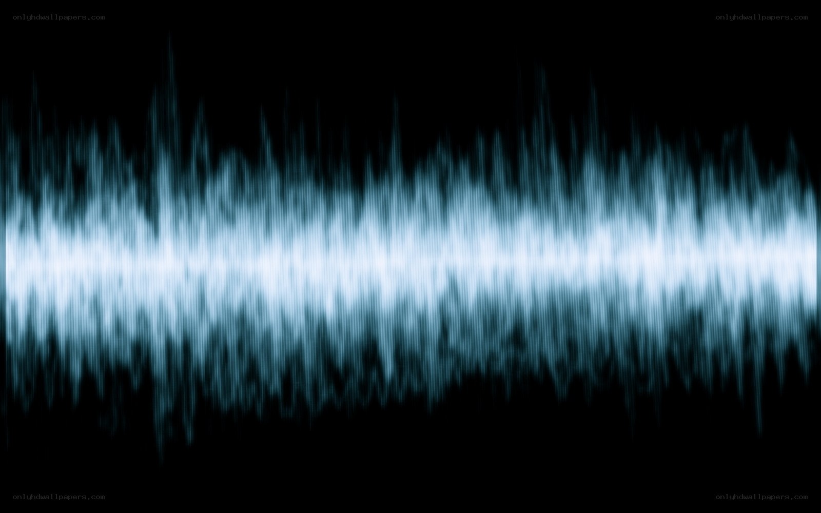 blue audio waveform