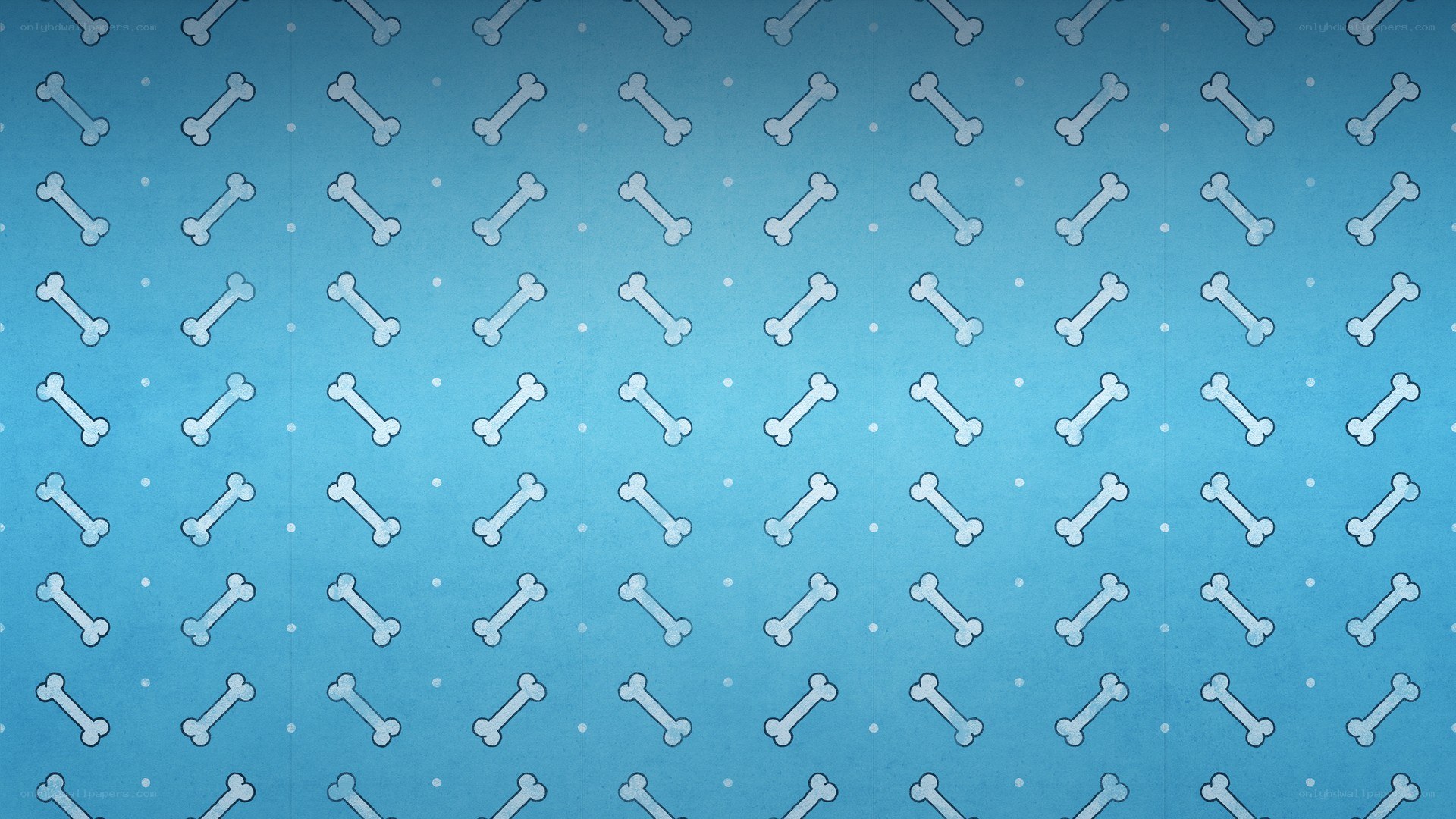 blue background with bones pattern