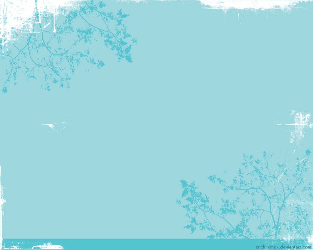 blue background with branches