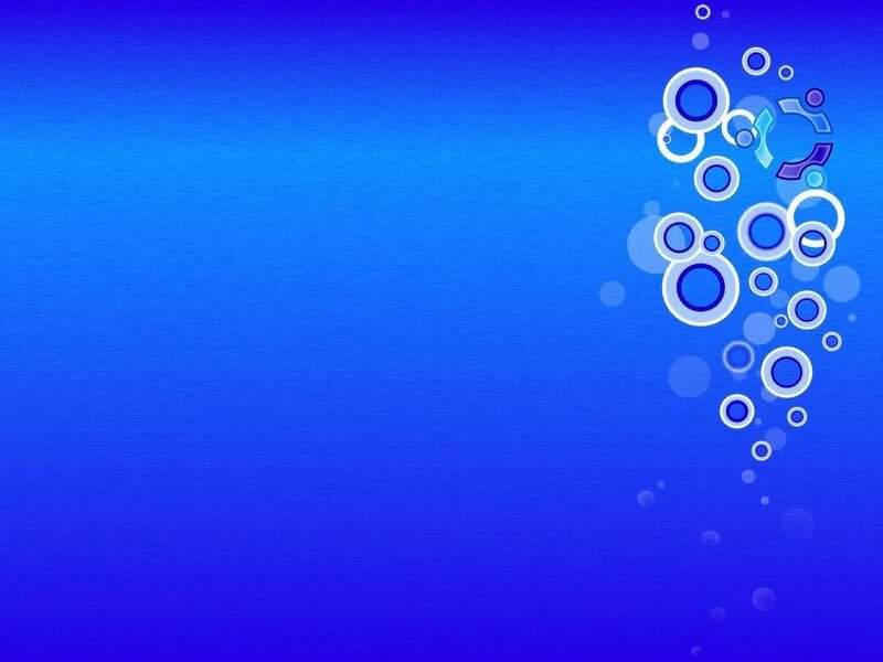 blue background with bubbles