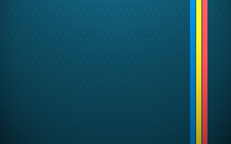 blue background with colored stripes
