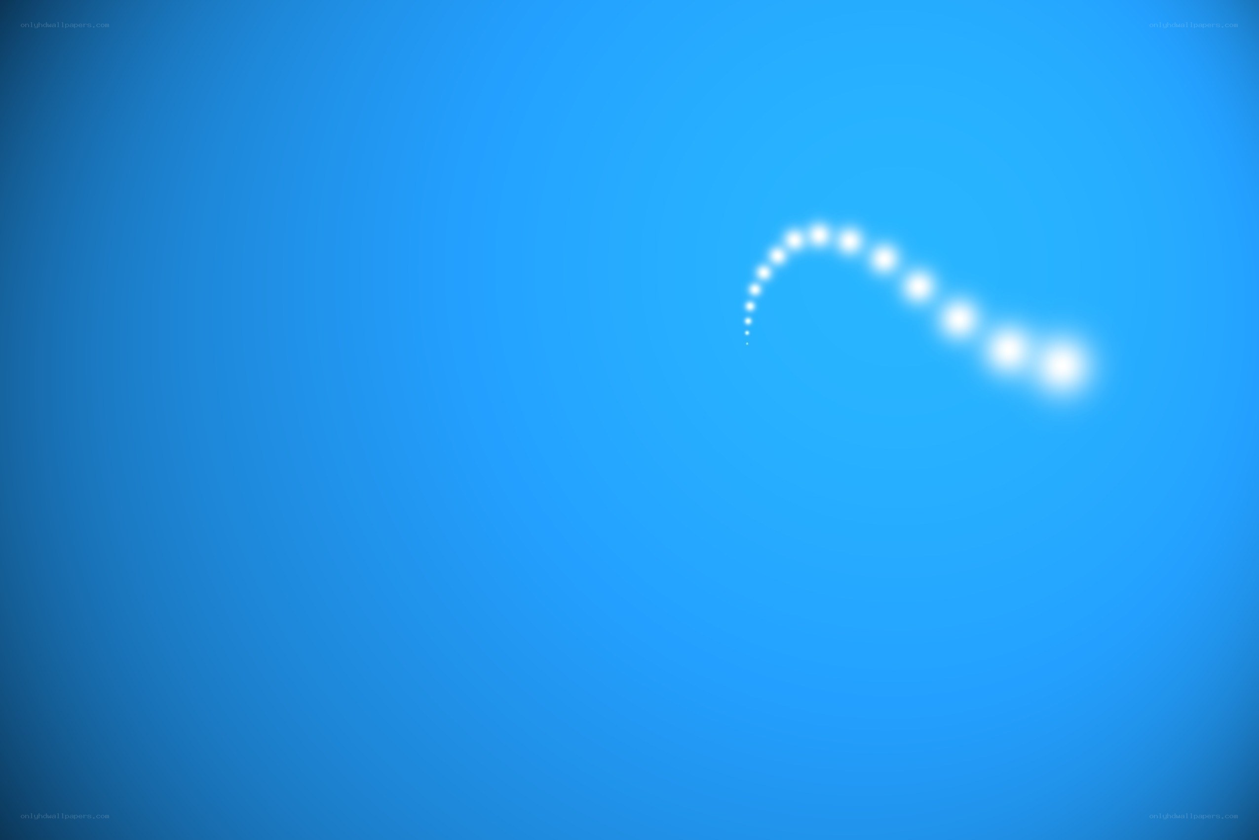 blue background with glowing dots