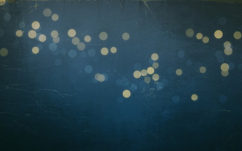 blue background with golden bokeh