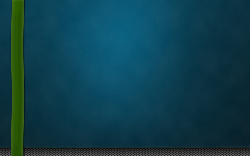 blue background with green stripe