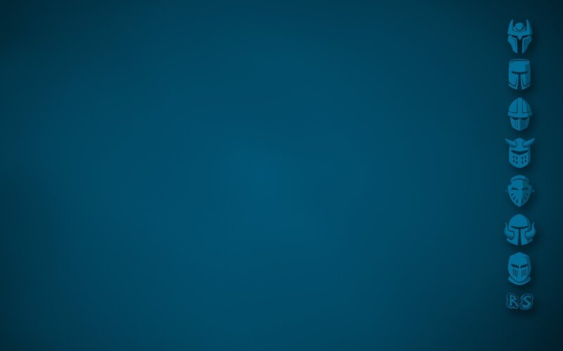blue background with helmet icons