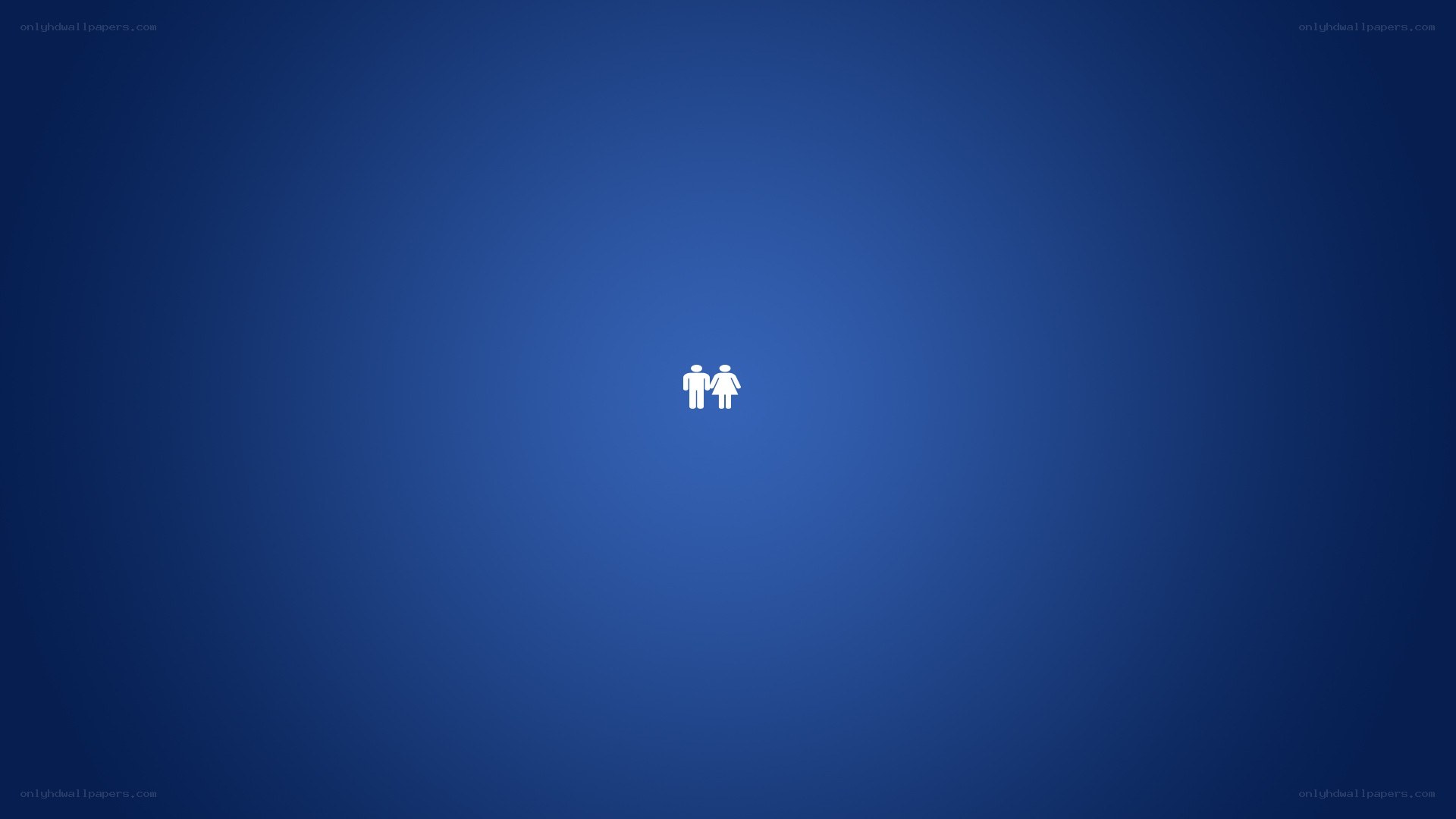 blue background with icons
