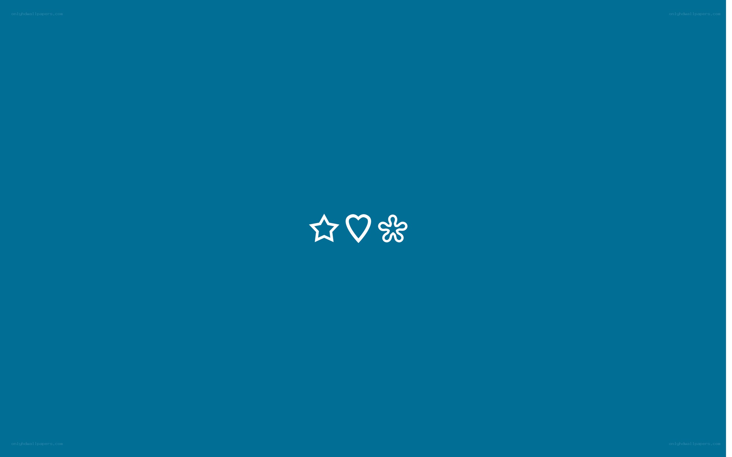 blue background with icons