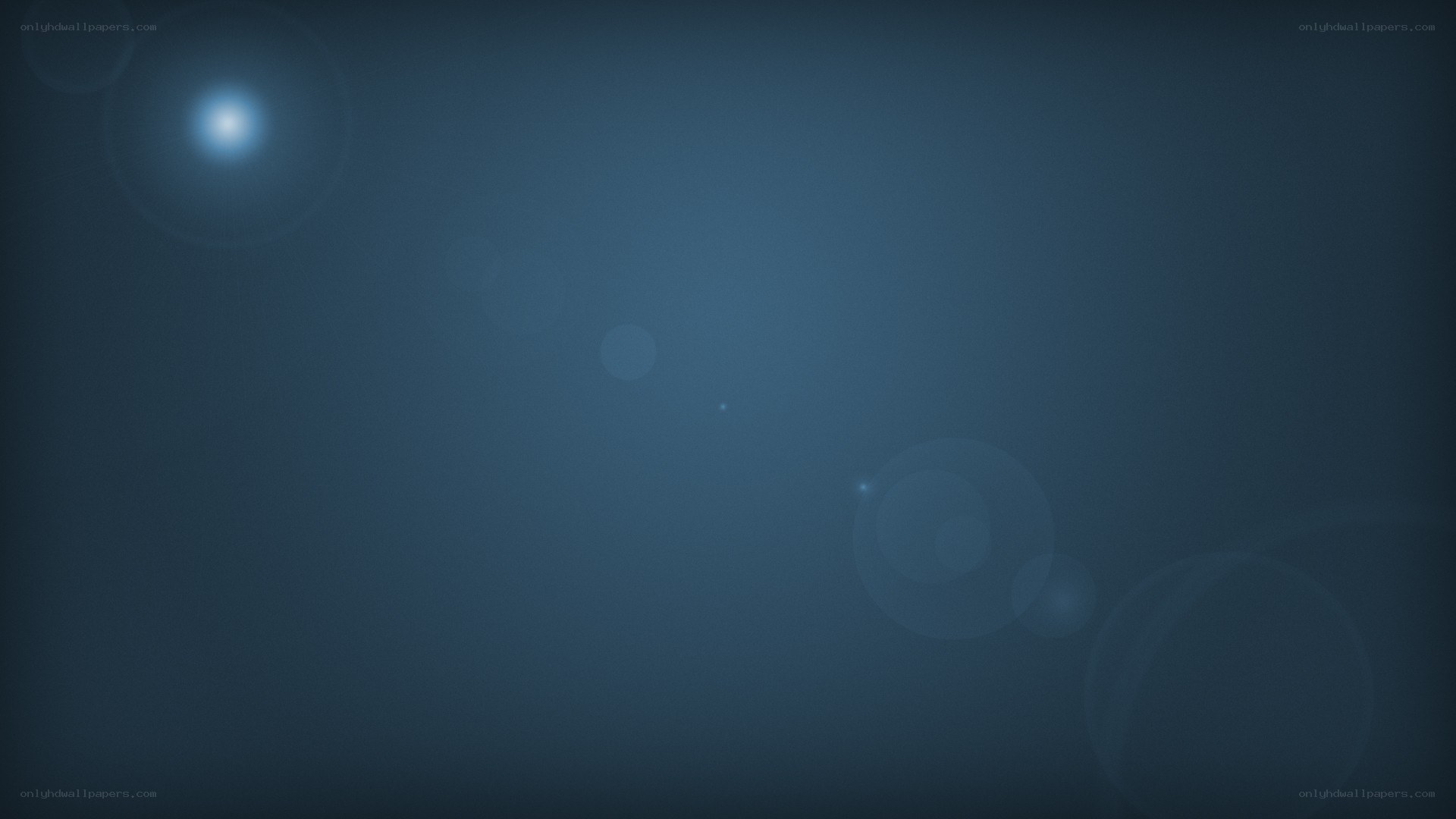 blue background with lens flares