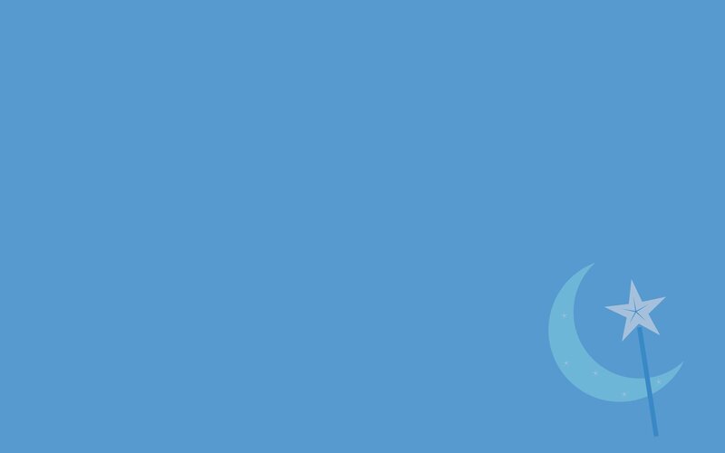 blue background with moon and star