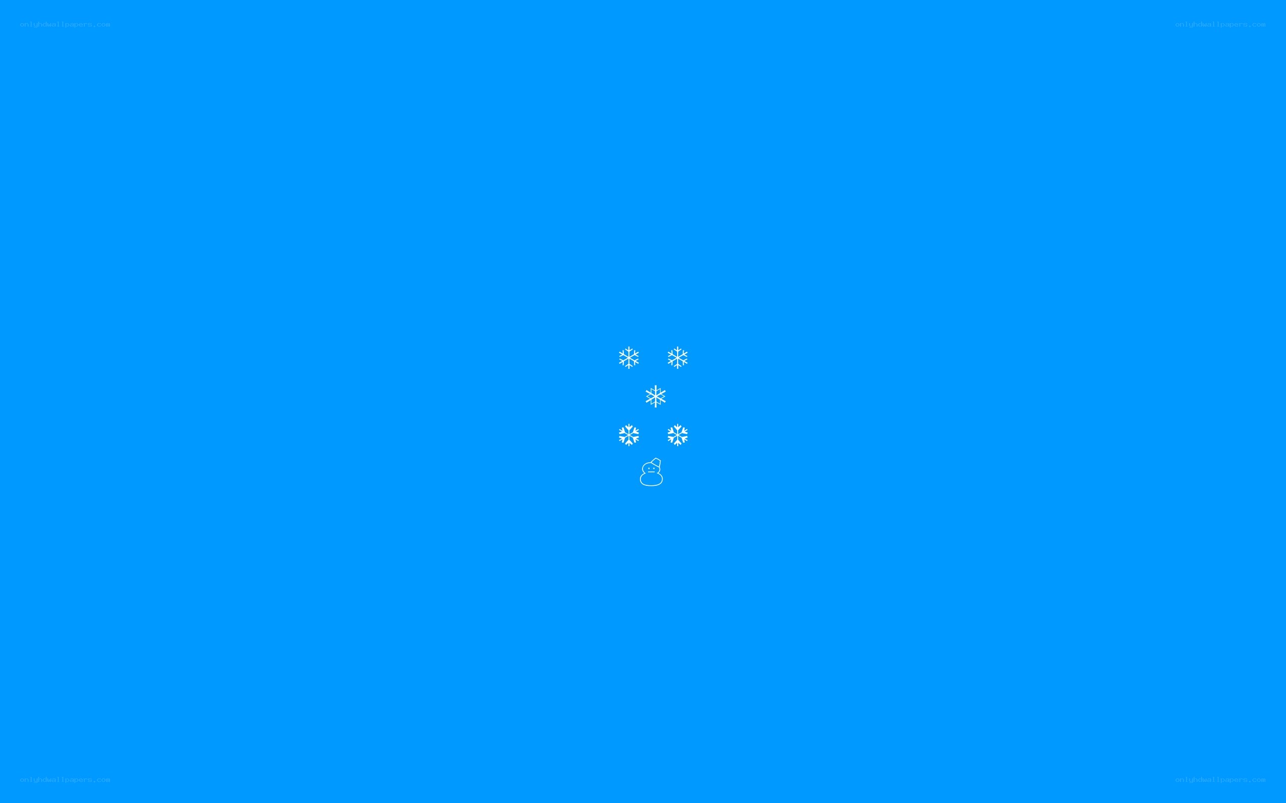 blue background with snowflakes