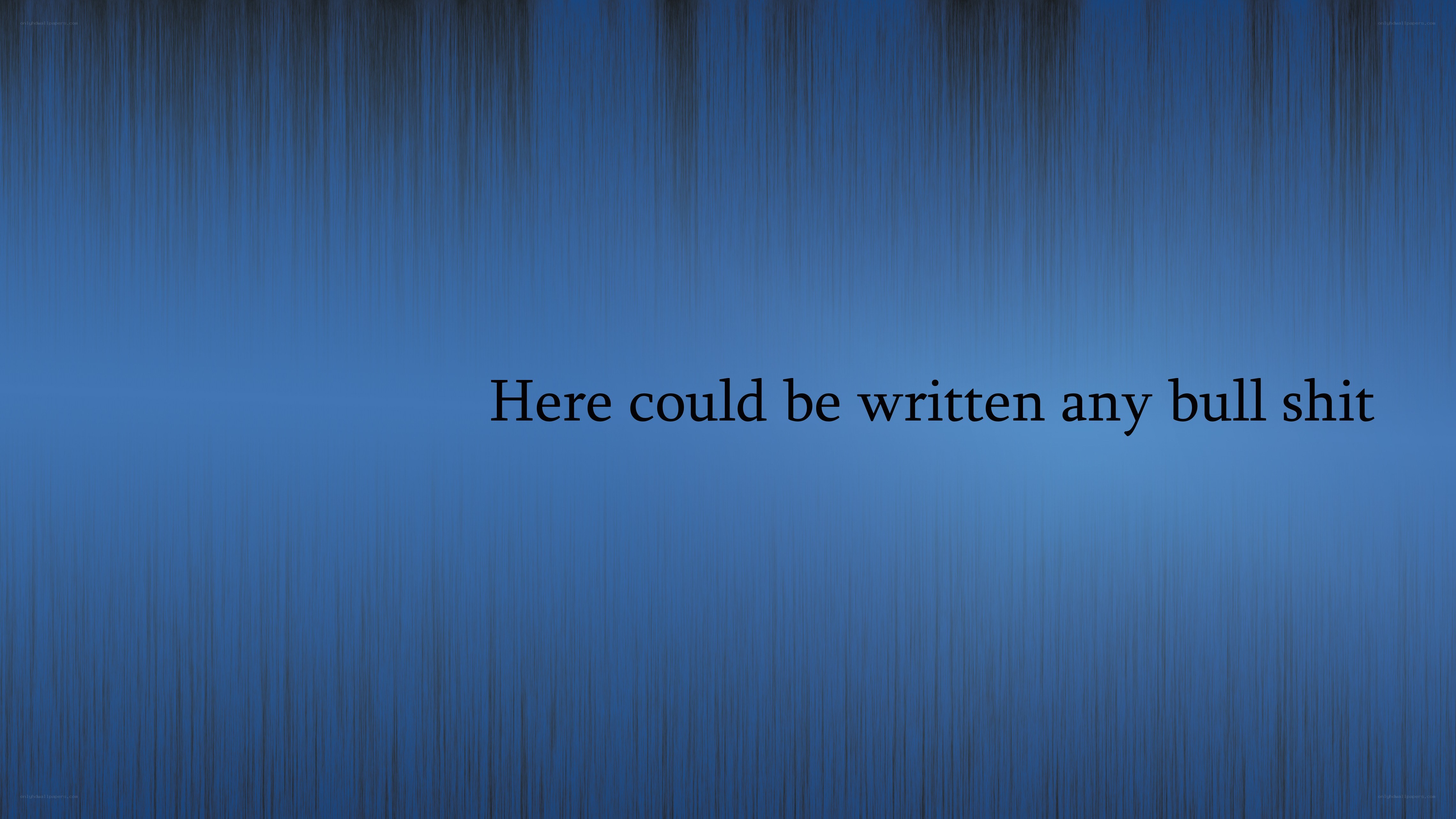 blue background with text
