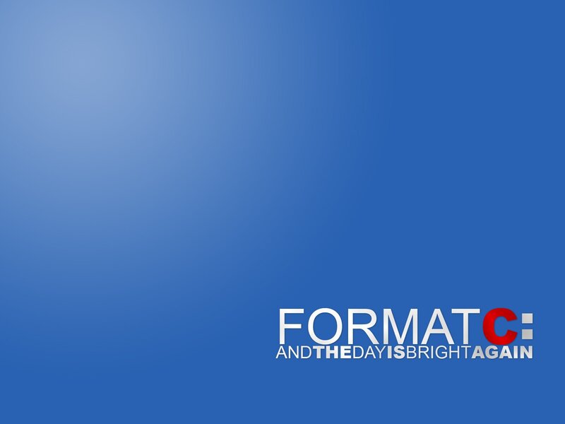 blue background with text