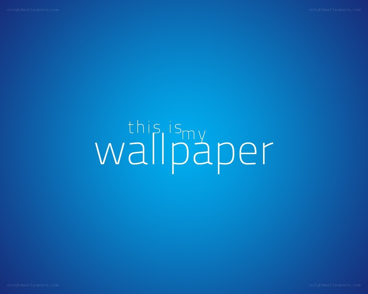 blue background with text