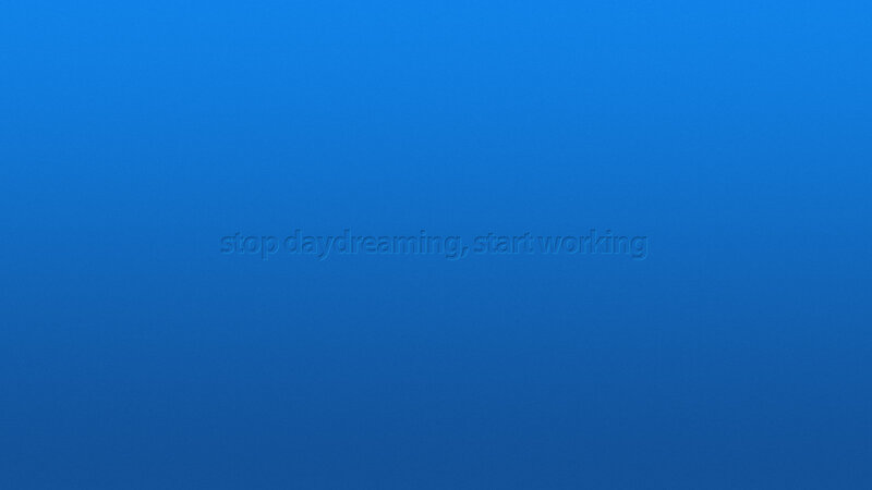 blue background with text