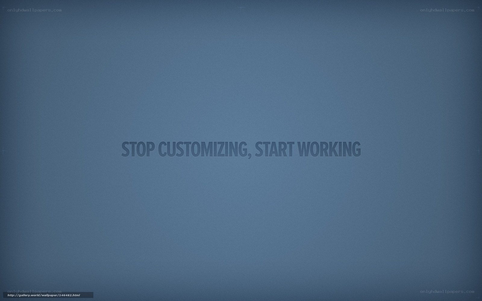 blue background with text