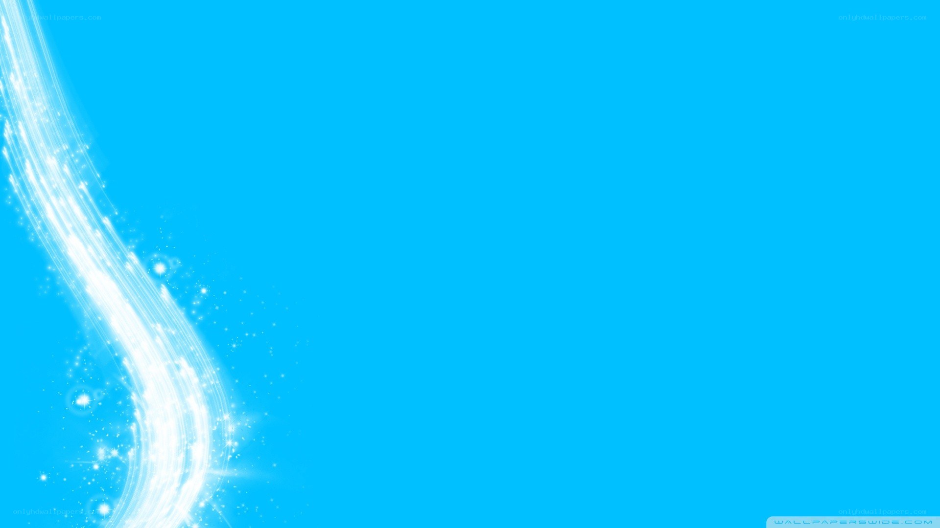 blue background with white light streak