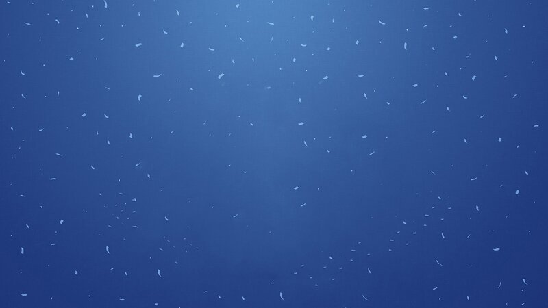 blue background with white particles