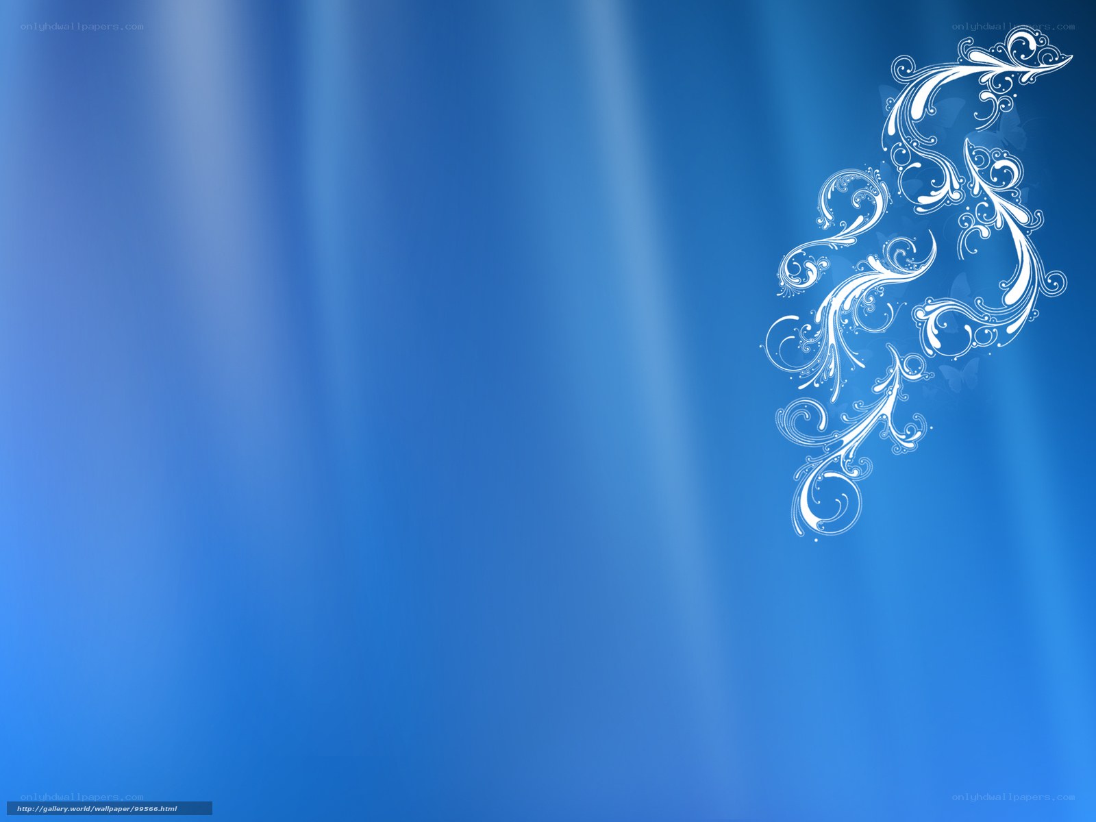 blue background with white swirls