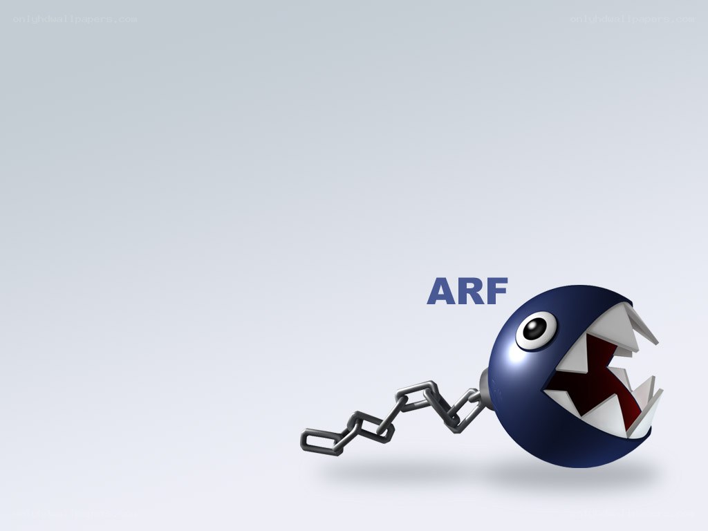 Blue ball with chain and teeth