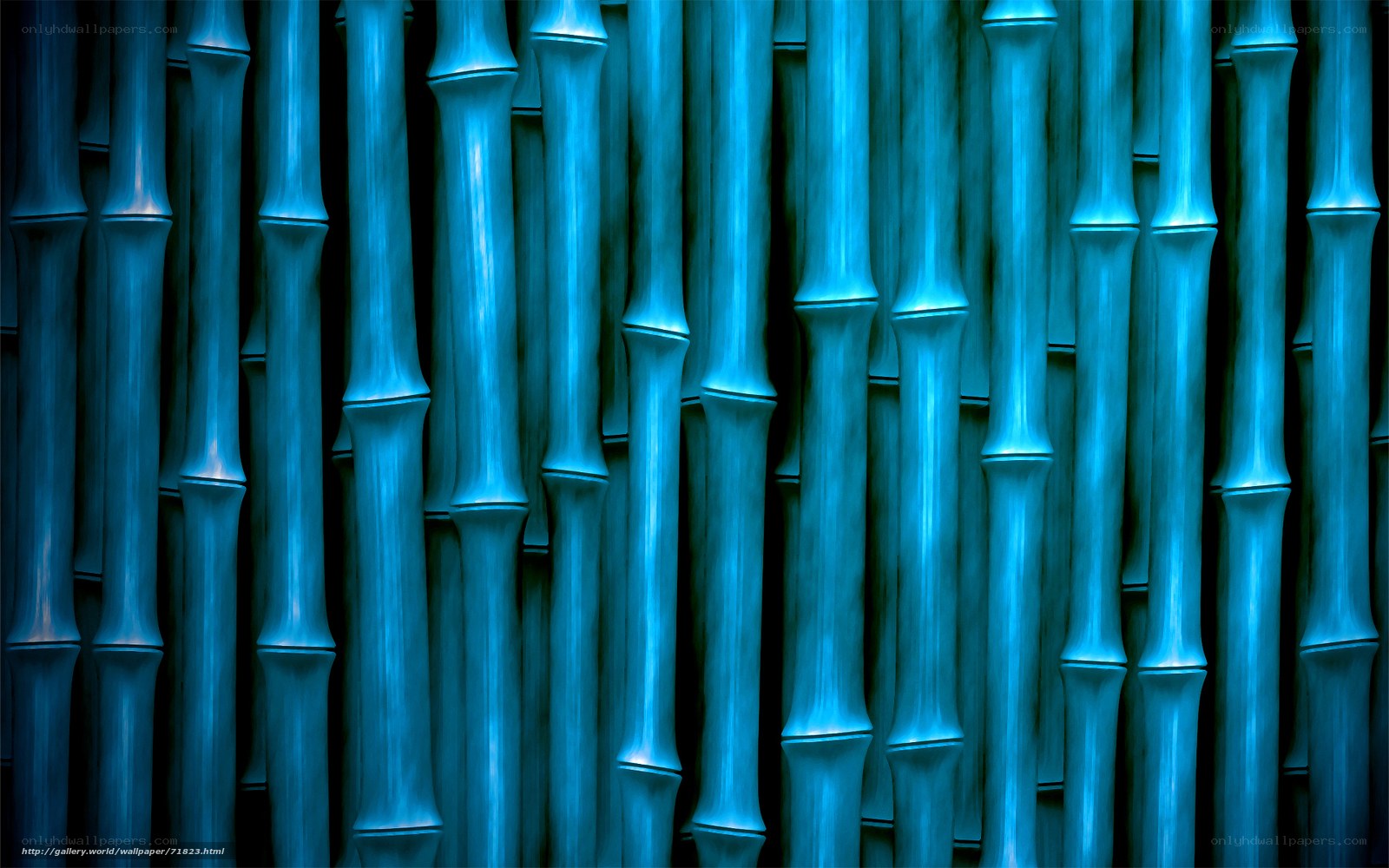 Blue bamboo pattern
