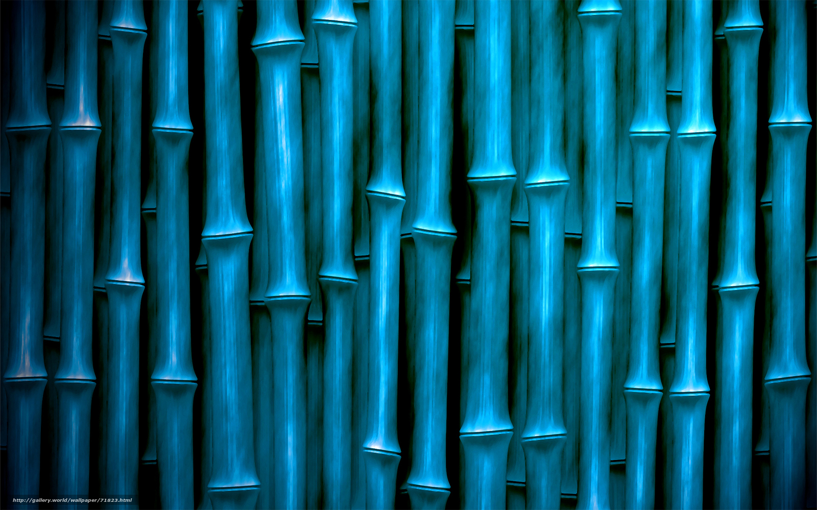 Blue bamboo pattern