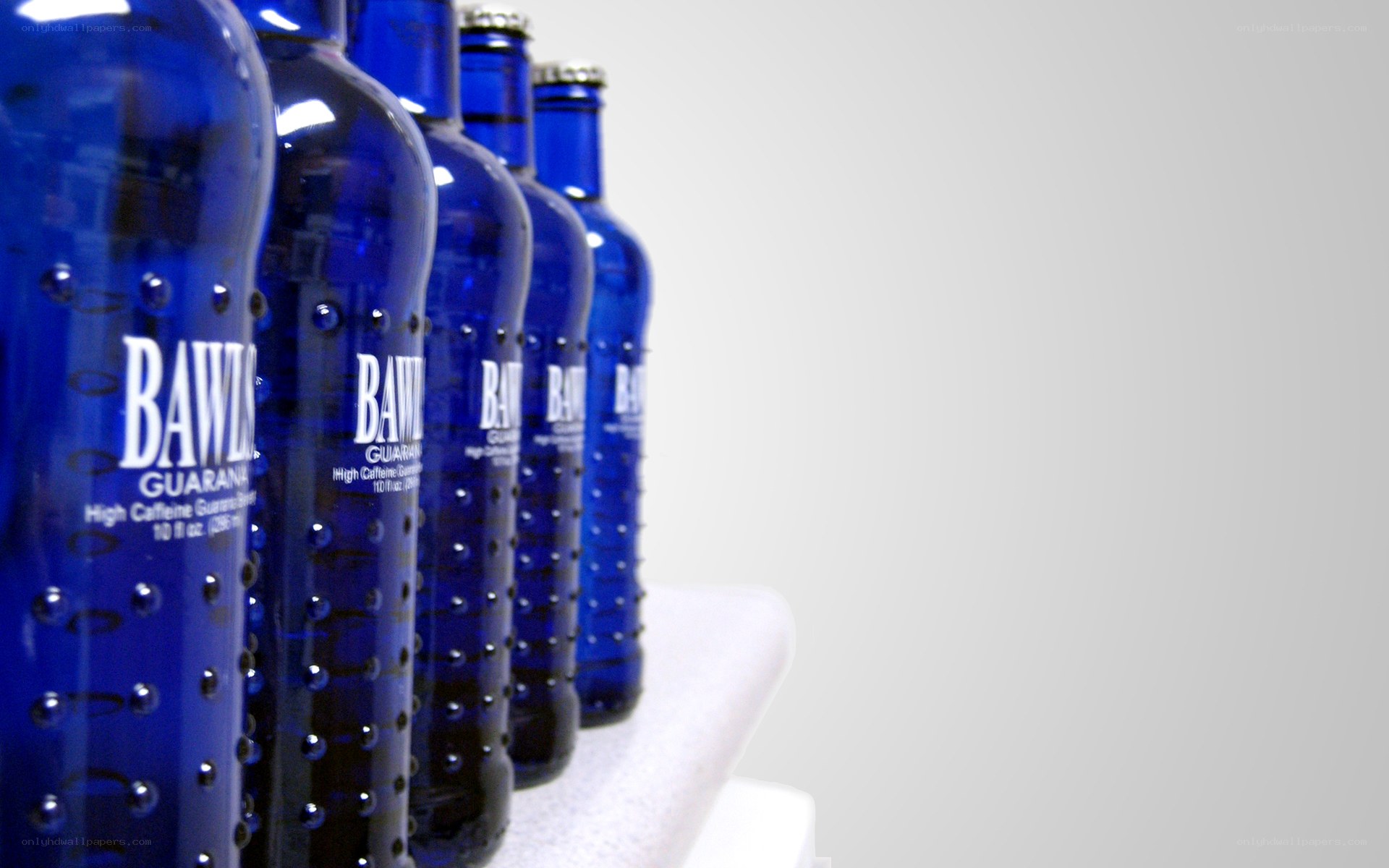 Blue Bawls Guarana bottles