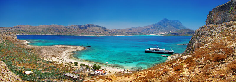 Blue Bay with Boat