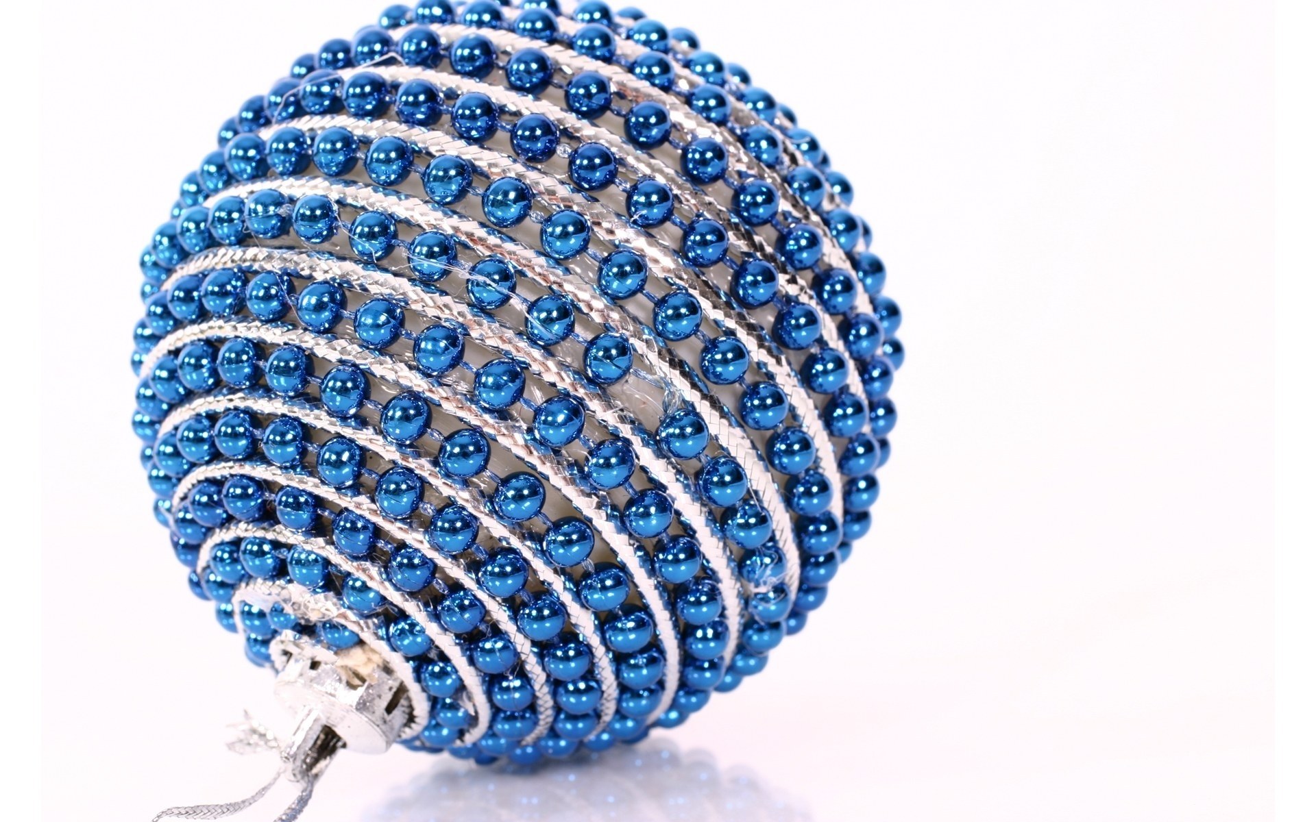 blue beaded ornament