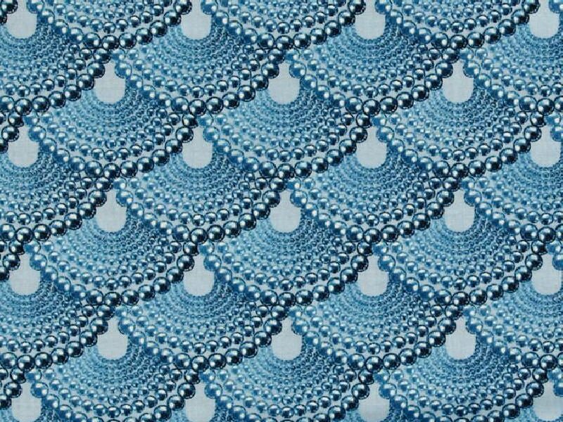 Blue Beaded Pattern