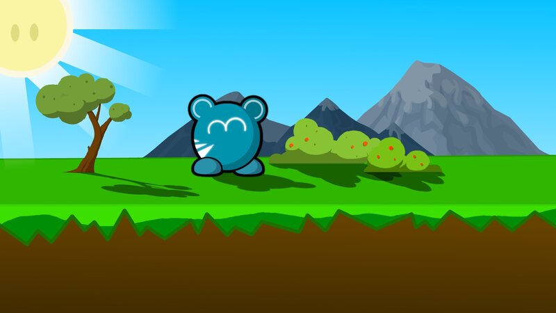 Blue Bear Character
