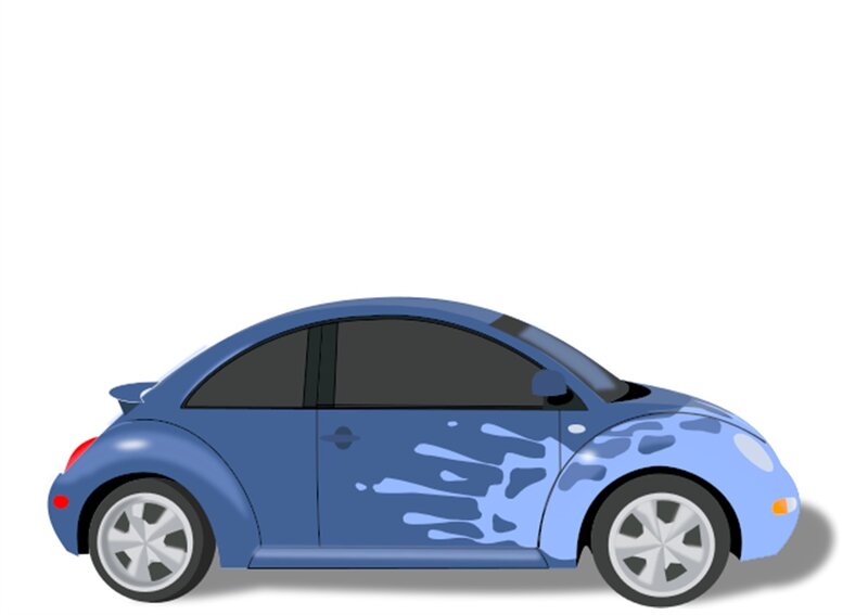 Blue Beetle Car — Neutral