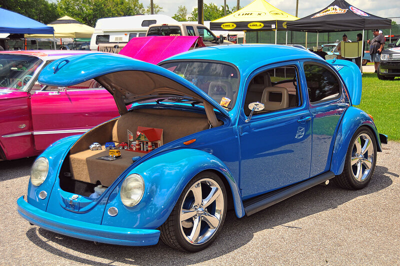 Blue Beetle Car — Outdoor