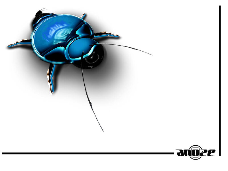 Blue Beetle Illustration