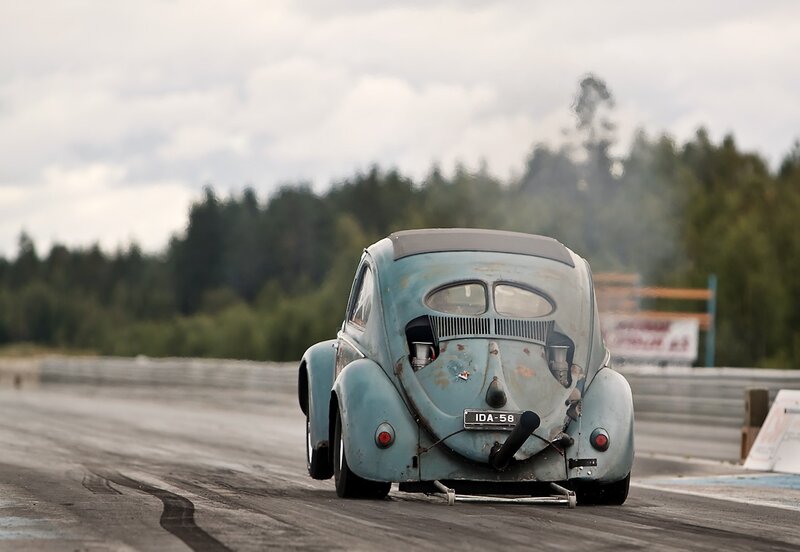 Blue Beetle Race Car
