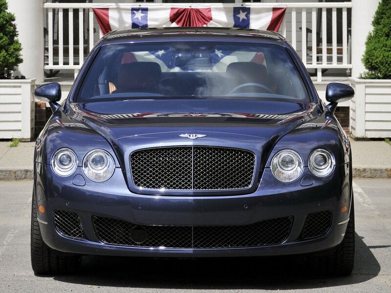 Blue Bentley Continental
