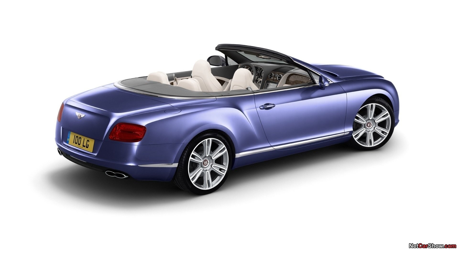 blue bentley convertible