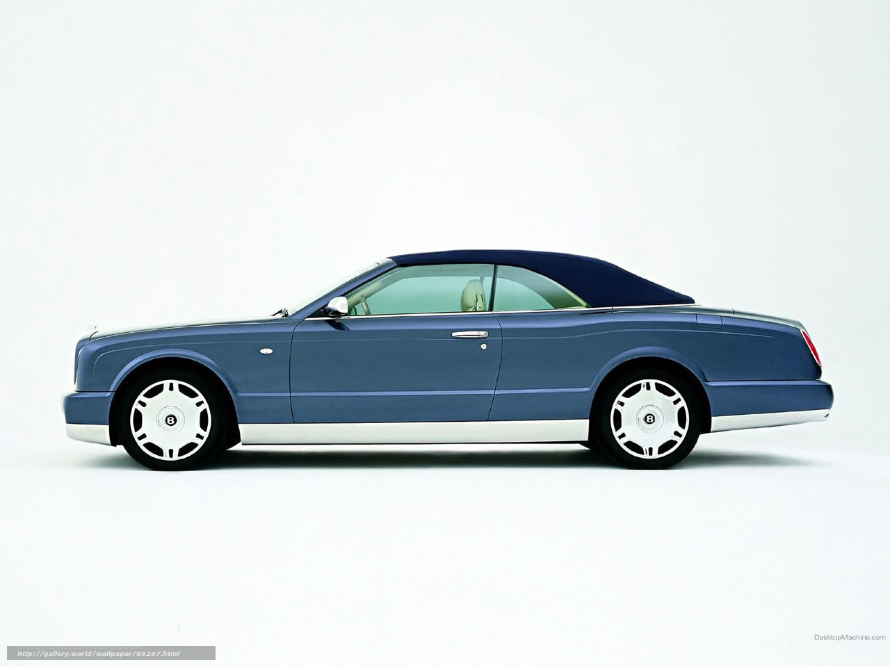 blue bentley convertible