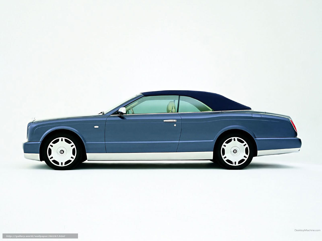 blue bentley convertible