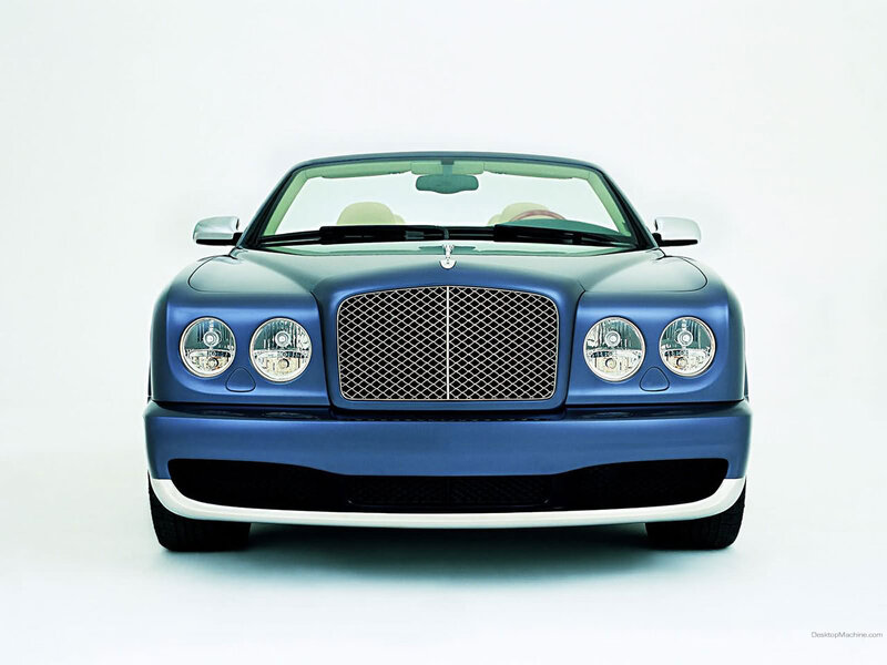 blue bentley convertible