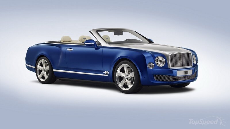 Blue Bentley Convertible — Neutral, Photograph, Car, Beige Interior