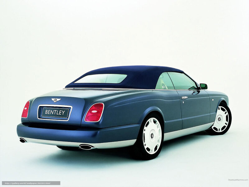 Blue Bentley Convertible — Neutral, Photograph