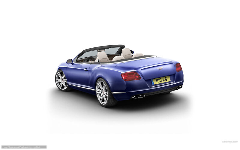 blue bentley convertible rear view