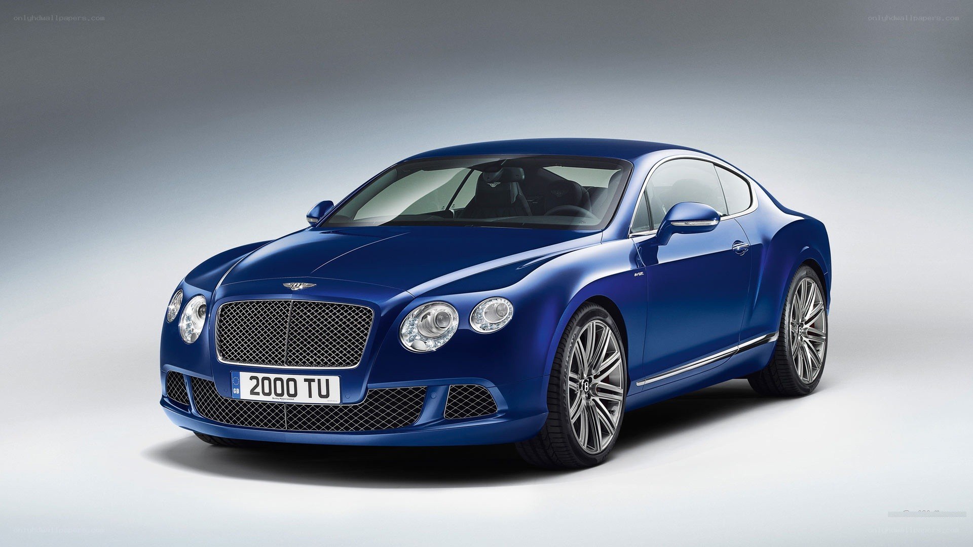 blue bentley coupe