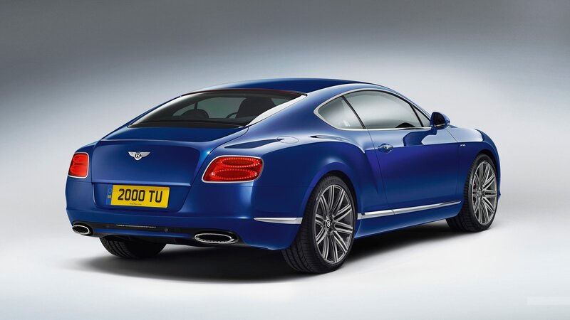blue bentley coupe