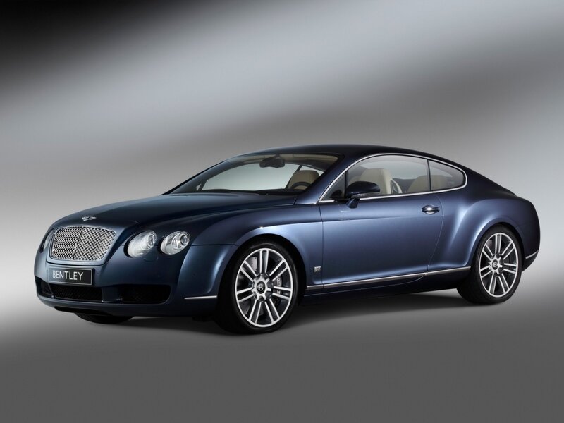 Blue Bentley Coupe — Dramatic, Photograph, Car, Grille, Wheels