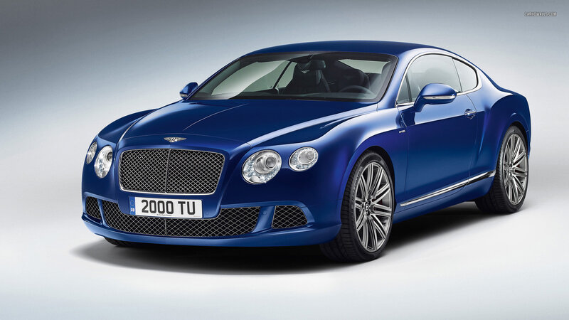 Blue Bentley Coupe — Neutral, Photograph, Car