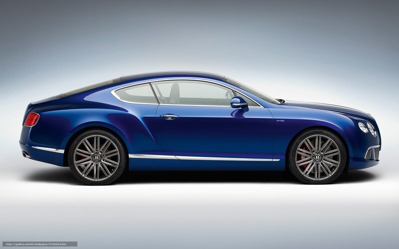Blue Bentley Coupe — Neutral, Photograph, Car, Wheels