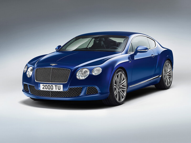 Blue Bentley Coupe — Neutral, Photograph