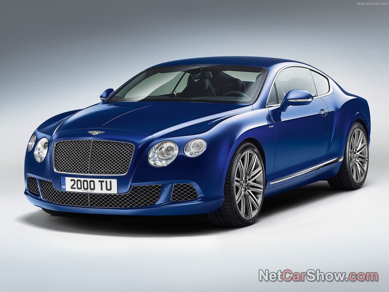 Blue Bentley Coupe — Neutral